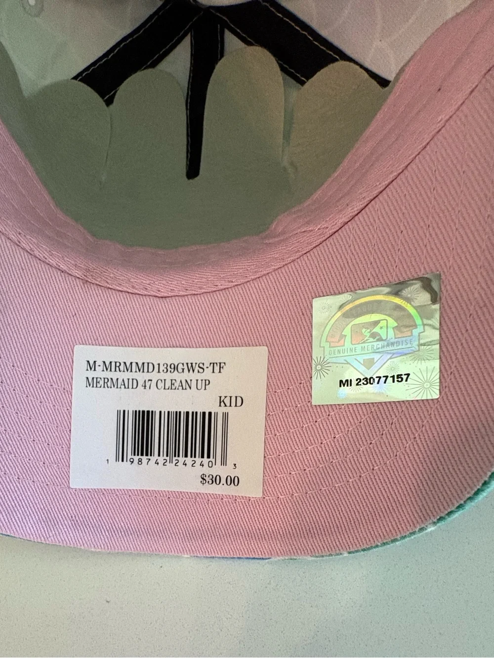 Toledo Mud Hens Youth Girls Mermaid '47 Brand Clean Up Adjustable Cap